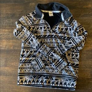 PINK Aztec half zip